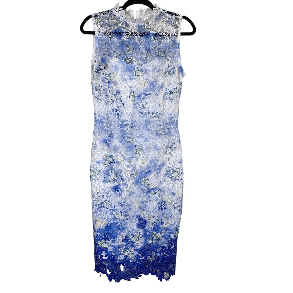 Paper Dolls‎ London Womens Fairy Floral Crochet Lace Sheath Dress Size 8 US